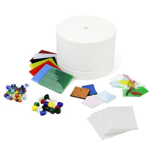 Glasschmuck Crafting Set Mit Mikrowellenöfen Künstlerische Workshop Lieferungen Kilns Regalpapier Für Glasverschmelzungsglasverschmelzen Von Schimmel von SELVFZ