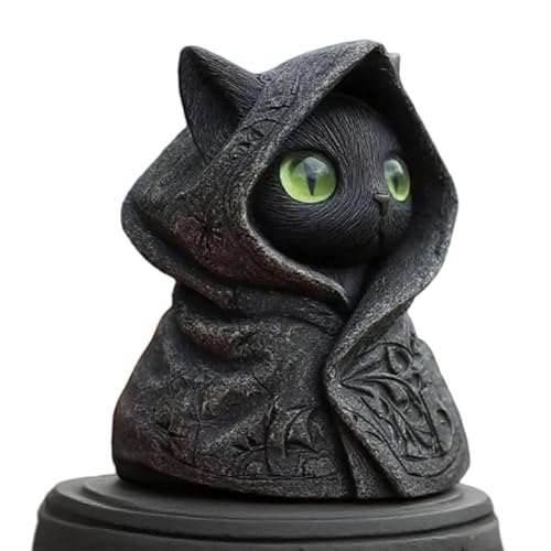 Gotik Black Figuren Schwarze Statue Halloween Dekoration Skulptur Mit Magischen Themen Liebhaber Geschenke Halloween Party Dekorationen von SELVFZ