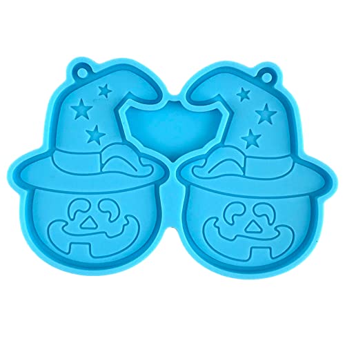 Halloween Kürbishut Ohrring Silikonform Geeignet Für Epoxidharz Bastel Rucksack Anhänger Ornament Schmuck Machen Halloween Kürbishutform Schimmel von SELVFZ
