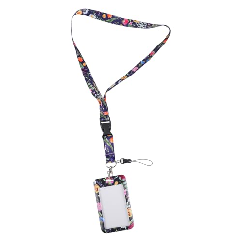 Hals Lanyard Lehrer Lanyard Ölmalerei Halterhalter Blumen Halsriemen Retractable Abzeichenhalter Für Erwachsene Studenten Blumen Badge Gurt Ölmalerei Lanyards Mit Schlüsselringkarte von SELVFZ