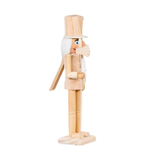 Handgefertigte Unvollendete Festival Nussknacker 38 cm Hohe Raußstoffe Holzsoldat Skulptur Für Weihnachten Und Zuhause Display Festives Holz Nussknacker Soldat Statue Handgefertigte Unvollendete Festival Nussknacker 38 cm Hohe Raußstoffe Holzsoldat Skulptur Für Weihnachten Und Zuhause Display Festives Holz Nussknacker Soldat Statue von SELVFZ