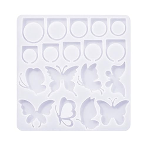 Harzringe Maker Silikonform Set Silikonblume Schmetterling Weihnachtsringe Schmuckformen Für Handwerksliebhaber Harzringe Maker Silikonform Set Silikonblume Schmetterling Weihnachtsringe Schmuckformen Für Handwerksliebhaber von SELVFZ