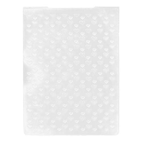 Herzförmige Prägeordner Design Papier Schnittstört Scrapbooking Plastik Präge Ordner 10x15cm von SELVFZ
