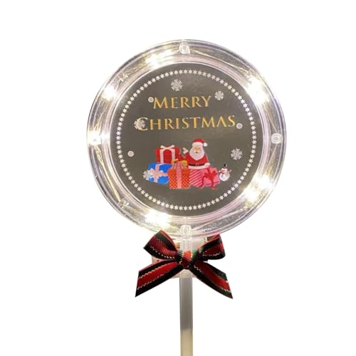 Hochzeitslehrer Geburtstagsfeier Dekoration Accessoires LED Kuchen Dekoration Acryl Dekorative Lampe Hochzeitslehrer Geburtstagsfeier Dekoration Accessoires LED Kuchen Dekoration Acryl Dekorative Lampe von SELVFZ