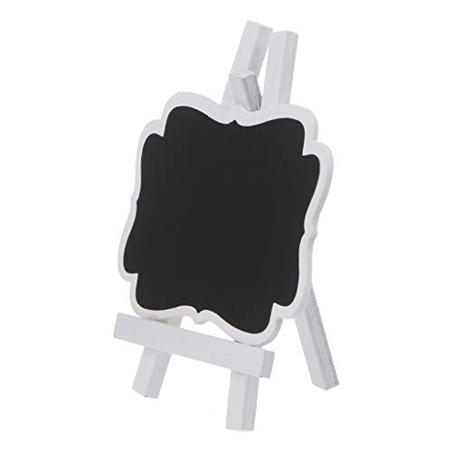 Holz Chalkboard Blackboard Frame Meldung Tisch Nummer Hochzeit Party Place Kartenhalter Silber von SELVFZ