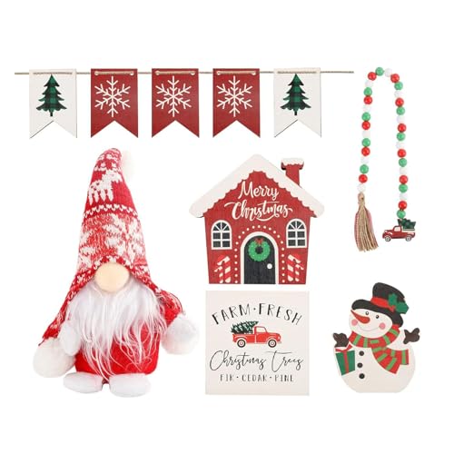 Holz Weihnachten Geschichtete Tablett Decors Plüsch Winter Küchentisch Dekoration Mit Perlenketten Für Feiertagsfeiern Für Winter Heimbüros Party Holz Weihnachten Geschichtete Tablett Decors Plüsch Winter Küchentisch Dekoration Mit Perlenketten Für Feiertagsfeiern Für Winter Heimbüros Party von SELVFZ