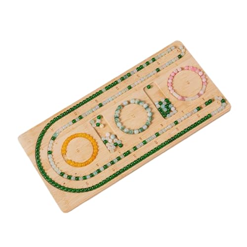 Holzperlen Designs Platte Massivholz Handperlen Schmuck Werkzeug Hand Surroundplatten Armband Lagerung Schmuckteller Holzperlenbrett Für Armbänder von SELVFZ