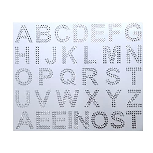Klares Glänzendes Alphabetbuchstaben Diamant Edelstein 3d Bastelschalbücher Aufkleber 1.57in Glitzer Diamante Selbstklebstoffstock Klares Glänzendes Alphabetbuchstaben Diamant Edelstein 3d Bastelschalbücher Aufkleber 1.57in Glitzer Diamante Selbstklebstoffstock von SELVFZ