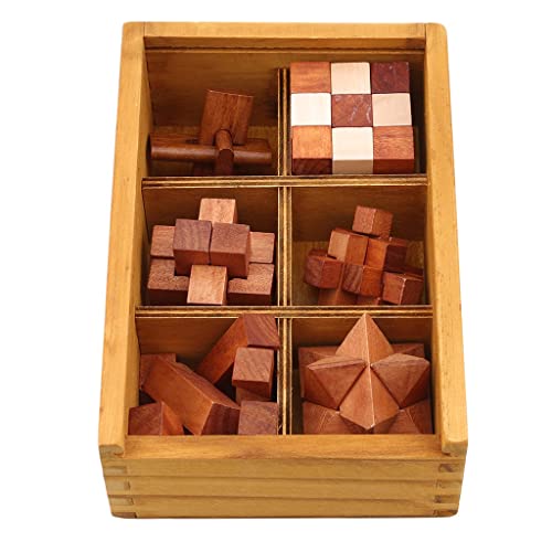 SELVFZ Klassiker Interlocked Puzzle Teaser Lerntasche Spielzeug Spielset Family Party Interaction Game Lock Puzzle von SELVFZ