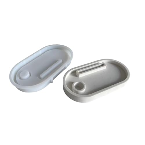 Kreative Ovale Kerzenständer Schimmelpilze Schimmelpilze Silikontextur Rack Herstellung Vorräte Für Stand Home Decors Crafting Formen von SELVFZ