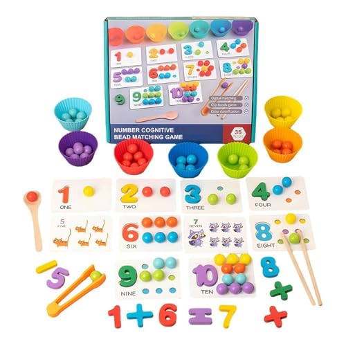 Math Learning Toy Wood Peg Board Perlen Spiele Set Farb Und Zahlenpassungsspielzeug Für Kleinkind Math Learning Toy Wood Peg Board Perlen Spiele Set Farb Und Zahlenpassungsspielzeug Für Kleinkind von SELVFZ