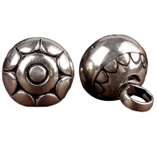 Metallperlenknopf Mit Silberbeschichtung Für Cheongsam Chinesische Kostüm Perlenschnalle Feste Und Geschnitzte Elegante Kleidung Decors von SELVFZ