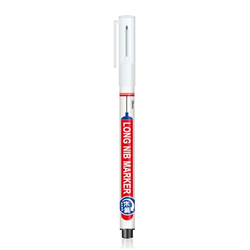 Multi Color Wasserdichte Carpenter Stifte Vielseitiger Langer Tiefes Loch Marker Für Holzbearbeitung Langer Tiefes Loch 20mm Nib Multi Purpose Loch Marker Stifte von SELVFZ