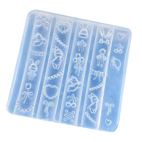 Multifauntale Nägel Formen Styling Formthema Thema Thema Nägeln Accessoires Forms Geeignet Für Accessoires Verbesserung Nagelkunst Silikonvorlage von SELVFZ