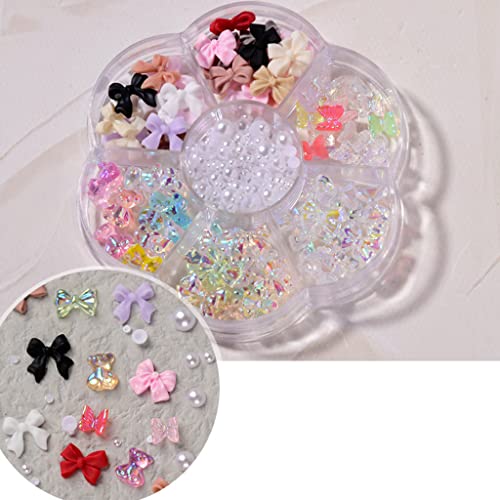 Nagelkunstdekoration Gemischter Stil Für Bogenknotenbären Bead Metallharz Charm Making Supply Für Home Salon C. Nagelkunstdekoration Gemischter Stil Für Bogenknotenbären Bead Metallharz Charm Making Supply Für Home Salon C. von SELVFZ