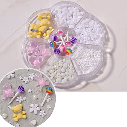 Nagelkunstdekoration Gemischter Stil Für Bogenknotenbären Bead Metallharz Charm Making Supply Für Home Salon C. Nagelkunstdekoration Gemischter Stil Für Bogenknotenbären Bead Metallharz Charm Making Supply Für Home Salon C. von SELVFZ