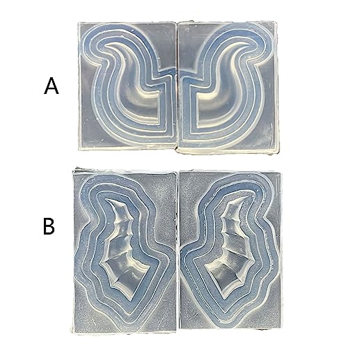 Praktische Robuste Silikon Fondant Schimmel Elegante Stile Für Schokoladenbeugen Ecke Und Kuchendekorationen Einfach Zu Bedienen Und Clea Schmuckherstellung Set von SELVFZ