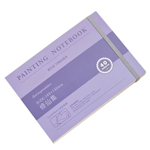 Praktisches Skizzenbuch Dickes Papier Reißbare Zeichnung Notebook Kleines Zeichenbuch Aquarell Notebooks Kunstversorgungen Notebook Aquarell Tränenstudent Für Künstler Student Student von SELVFZ