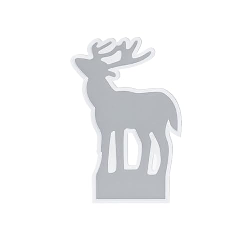 Professioneller Silikon Weihnachtsbaum Stehende Elchform Easy Demolding Design Kerzenhalter Für Projekte Weihnachten Schmuck von SELVFZ