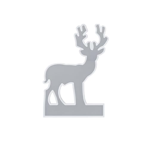 Professioneller Silikon Weihnachtsbaum Stehende Elchform Easy Demolding Design Kerzenhalter Für Projekte Weihnachten Schmuck von SELVFZ
