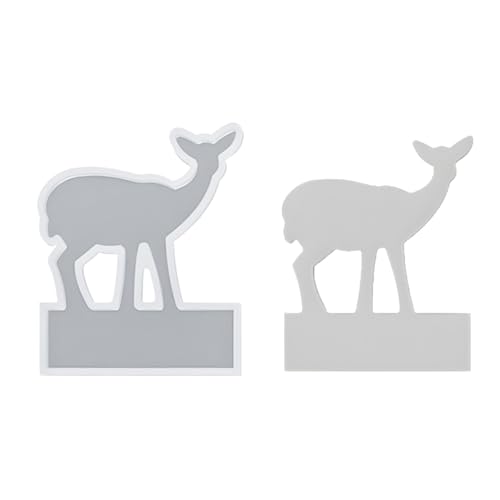 Professioneller Silikon Weihnachtsbaum Stehende Elchform Easy Demolding Design Kerzenhalter Für Projekte Weihnachten Schmuck von SELVFZ