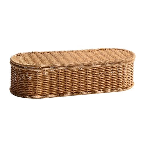 Rattan Rattan Storage Basket Geeignet Für Schränke Verbessert Die Dekoration Der Heimat Und Die Organisation Täglicher Freilust Nutzungs Accessoire Oval Storage Behälter Rattan Rattan Storage Basket Geeignet Für Schränke Verbessert Die Dekoration Der Heimat Und Die Organisation Täglicher Freilust Nutzungs Accessoire Oval Storage Behälter von SELVFZ