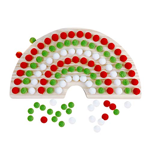 SELVFZ Regenbogen Puzzle Spielzeug Zusammengebautes Farbsortierblock Logarithmischer Vorschulpädagogik Puzzlespielzeug Für Kinder Epoxidharz Pigment Blau von SELVFZ