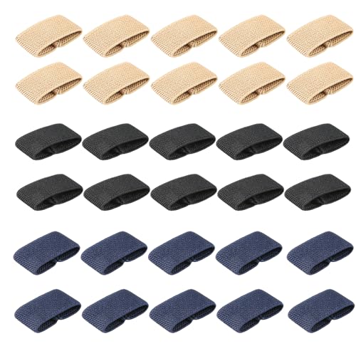 SELVFZ 30 Elastische Taillenringe Verstellbare Gürtelzubehör Verdrehen Sie Dehnungsmaterialien Für Kleidung Reparaturnähungsprojekte Elastische Gürtelringe von SELVFZ