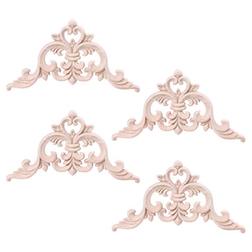 SELVFZ 4pcs Holz Geschnitzt Unbemaltes Blumenanwendungsanwendungsfenster Eckmöbelschrank Holzaufkleber Wohnkultur Möbel Applikationen Und Onlays Ecke SELVFZ 4pcs Holz Geschnitzt Unbemaltes Blumenanwendungsanwendungsfenster Eckmöbelschrank Holzaufkleber Wohnkultur Möbel Applikationen Und Onlays Ecke von SELVFZ