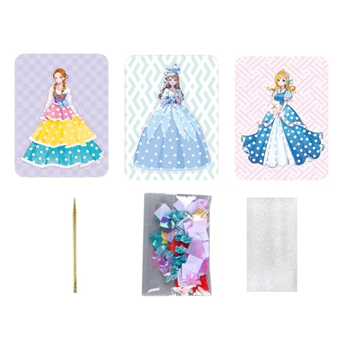 SELVFZ Art Prinzessin Dress Up Bastelaufkleber Stochern Stick Und Aufkleber Set Playset Art Craft Fashion Design SELVFZ Art Prinzessin Dress Up Bastelaufkleber Stochern Stick Und Aufkleber Set Playset Art Craft Fashion Design von SELVFZ