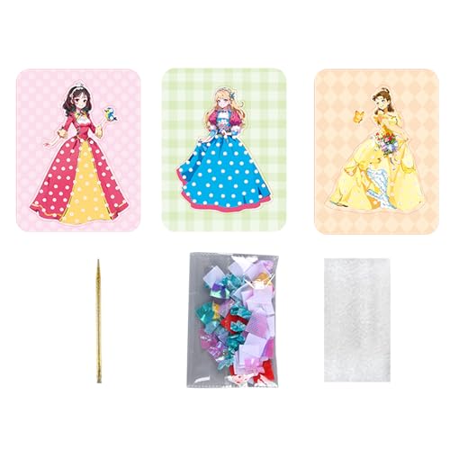 SELVFZ Art Prinzessin Dress Up Bastelaufkleber Stochern Stick Und Aufkleber Set Playset Art Craft Fashion Design SELVFZ Art Prinzessin Dress Up Bastelaufkleber Stochern Stick Und Aufkleber Set Playset Art Craft Fashion Design von SELVFZ