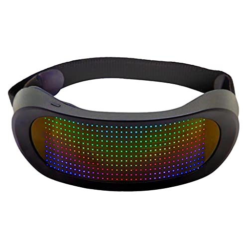 SELVFZ Attraktive LED Brille Leistungsstarke Funktion Blinkende LED Brille USB Ladung LED Dynamische Brille Erhöht Die Atmosphäre SELVFZ Attraktive LED Brille Leistungsstarke Funktion Blinkende LED Brille USB Ladung LED Dynamische Brille Erhöht Die Atmosphäre von SELVFZ