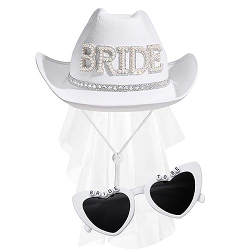 SELVFZ Brautbrief Cowboy Sonnenbrille Kostüm Set Women Musical Festival Dress Up Kostüm Junggeselle Party Requisiten 2pcs SELVFZ Brautbrief Cowboy Sonnenbrille Kostüm Set Women Musical Festival Dress Up Kostüm Junggeselle Party Requisiten 2pcs von SELVFZ