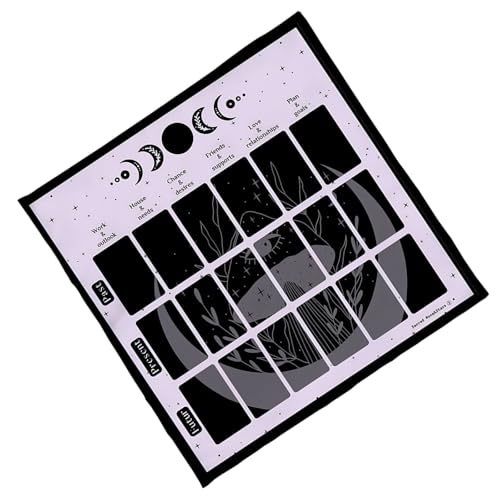 SELVFZ Divinations Karten Tischtuch Tapisserie Lesekarte Tarots Tischdecke Altäre Einfach Zu Verwenden Tarots von SELVFZ
