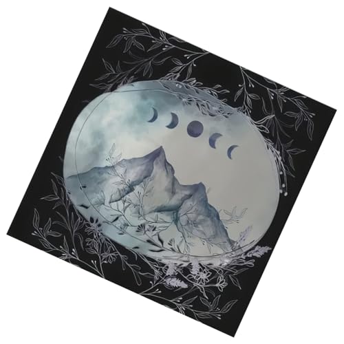 SELVFZ Divinations Tischdecke Moon Mountain Astrologie Tarotkarte Tischdecke Altars Stoff Göttlichkeit Brettspiel Accessoire SELVFZ Divinations Tischdecke Moon Mountain Astrologie Tarotkarte Tischdecke Altars Stoff Göttlichkeit Brettspiel Accessoire von SELVFZ