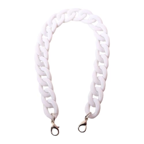 SELVFZ Ersatzhandtasche 60 cm Langer Acryl Geldbörse Kettenbänder Mit Metallhaken Für Beutel Die Austauschbarer Handtaschengurtkettengurt Für Geldbörsen Machen von SELVFZ