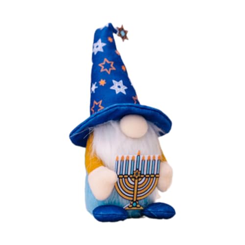 SELVFZ Festival Hanukkah Gnomes Puppen Handgefertigt Plüsch Tischdekorationen Für Jüdische Feiertagsfeiern Festival Display SELVFZ Festival Hanukkah Gnomes Puppen Handgefertigt Plüsch Tischdekorationen Für Jüdische Feiertagsfeiern Festival Display von SELVFZ