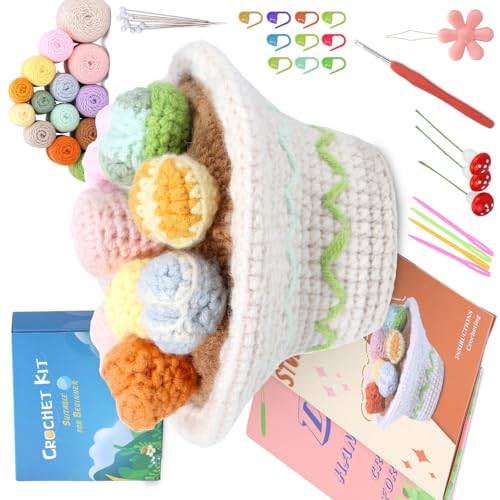 SELVFZ Häkeln Sukkulenten Pflanzenset Mit Häkelhakengarnnadel Schritt Für Schritt Anweisungen Und Strickzubehör Für Anfänger Succulents Pflanzenversorgungen SELVFZ Häkeln Sukkulenten Pflanzenset Mit Häkelhakengarnnadel Schritt Für Schritt Anweisungen Und Strickzubehör Für Anfänger Succulents Pflanzenversorgungen von SELVFZ