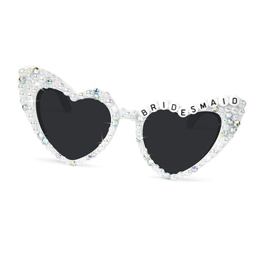 SELVFZ Herzform Brautdusche Gläser Geburtstagsfeier Accessoires Frauen Foto Dekoration Partybrille Brille von SELVFZ
