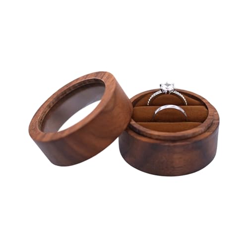 SELVFZ Holzschmuckschachtel Ringe Display Hülle Schmuck Organizer Aufbewahrungstruhe Für Vorschlag Engagement Hochzeit Schmuck Eheringe Box Box SELVFZ Holzschmuckschachtel Ringe Display Hülle Schmuck Organizer Aufbewahrungstruhe Für Vorschlag Engagement Hochzeit Schmuck Eheringe Box Box von SELVFZ