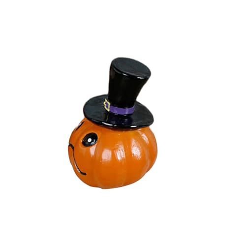 SELVFZ Horror Lächelnd Grinsharz Halloween Home Tisch Herzstück Dunkle Ästhetik Halloween Kürbisdekoration von SELVFZ