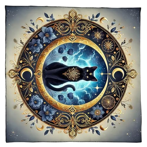 SELVFZ Katzen Tarots Tischdecke Gotteskarten Tisch Stoff Wandteppich Astrologie Hexerei SELVFZ Katzen Tarots Tischdecke Gotteskarten Tisch Stoff Wandteppich Astrologie Hexerei von SELVFZ