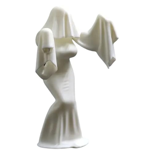 SELVFZ Kreative Geisterfiguren Für Halloween Dekorationen Haltbarkeit Bastel Tisch Ornament In Mehreren Größe Braut Halloween Braut Desktop Dekoration von SELVFZ