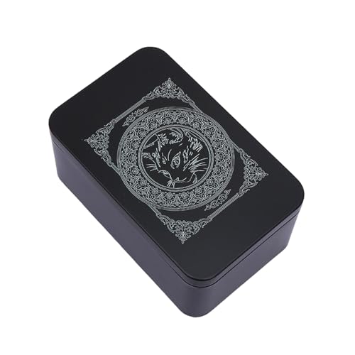 SELVFZ Metal Game Card Box Playings Tarots Container Speicher Hülle Pakelpokerbox Spielkarten Karten Box Süßigkeiten Speicherhülle von SELVFZ