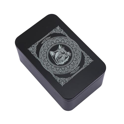 SELVFZ Metal Game Card Box Playings Tarots Container Speicher Hülle Pakelpokerbox Spielkarten Karten Box Süßigkeiten Speicherhülle SELVFZ Metal Game Card Box Playings Tarots Container Speicher Hülle Pakelpokerbox Spielkarten Karten Box Süßigkeiten Speicherhülle von SELVFZ