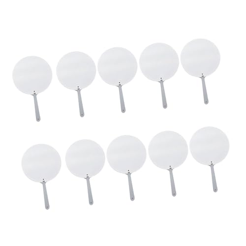 SELVFZ Pack Von 10 Handheld Fan Doppelseitig Sublimations Rohlinge Für Anpassungen Für Hochzeiten Und Partys SELVFZ Pack Von 10 Handheld Fan Doppelseitig Sublimations Rohlinge Für Anpassungen Für Hochzeiten Und Partys von SELVFZ