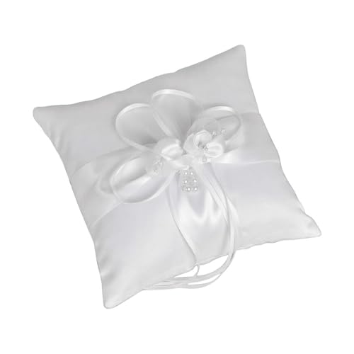 SELVFZ Romantik Brautringe Ringe Kissen Mit Blumen Und Perlen Design Für Hochzeitsveranstaltung Zeremonie Display Accessoire Hochzeit Spitzenperlen Kissen Für Braut SELVFZ Romantik Brautringe Ringe Kissen Mit Blumen Und Perlen Design Für Hochzeitsveranstaltung Zeremonie Display Accessoire Hochzeit Spitzenperlen Kissen Für Braut von SELVFZ