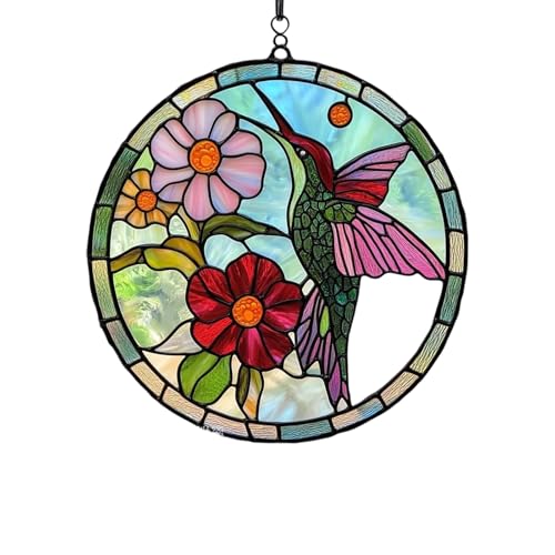 SELVFZ Shatter Resistant Hummingbird Dekoration Buntes Acrylvogel Skulpturen Geschenk Für Weihnachten Thanksgiving Muttertag Hummingbird Hängende Handwerksgeschenk SELVFZ Shatter Resistant Hummingbird Dekoration Buntes Acrylvogel Skulpturen Geschenk Für Weihnachten Thanksgiving Muttertag Hummingbird Hängende Handwerksgeschenk von SELVFZ