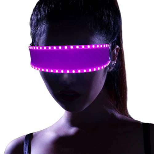 SELVFZ Tanzshow Blitzgläser Für Kinder Erwachsene LED Punkgläser Für Partybühnen Shows Brillen Mit Dynamischer Beleuchtung Glühende Brille von SELVFZ