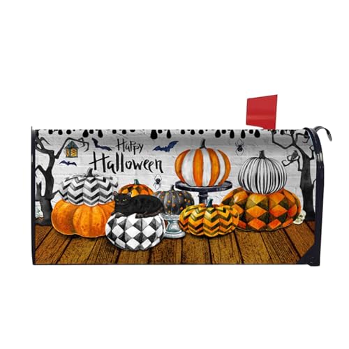 SELVFZ Urlaub Magnetisch Postbox Cover wasserdichte Polyester Stoff Geistere Design Dekoration Einfach Installieren 21x18inches Magnetische Urlaubsdekoration von SELVFZ